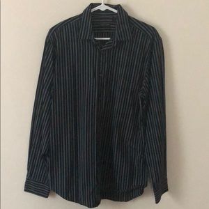 Structure long sleeve button down shirt